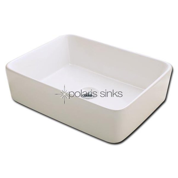 Polaris Sinks Polaris Sink P041VB Bisque Porcelain Vessel Sink P041VB